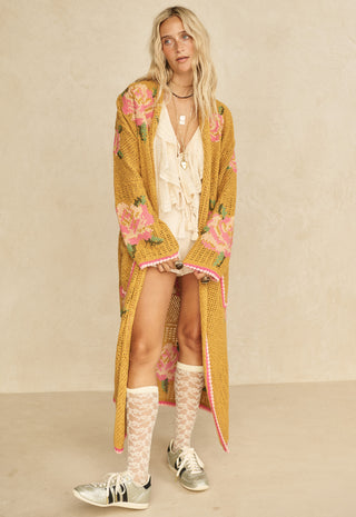 Coastal Granny Maxi Cardigan