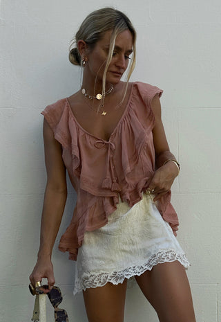 Dubois Bias Mini Skirt