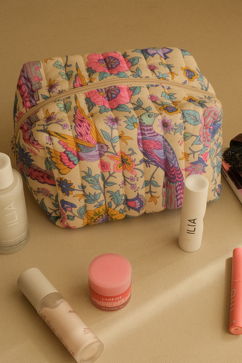 Renew Quilted Medium Make Up Bag